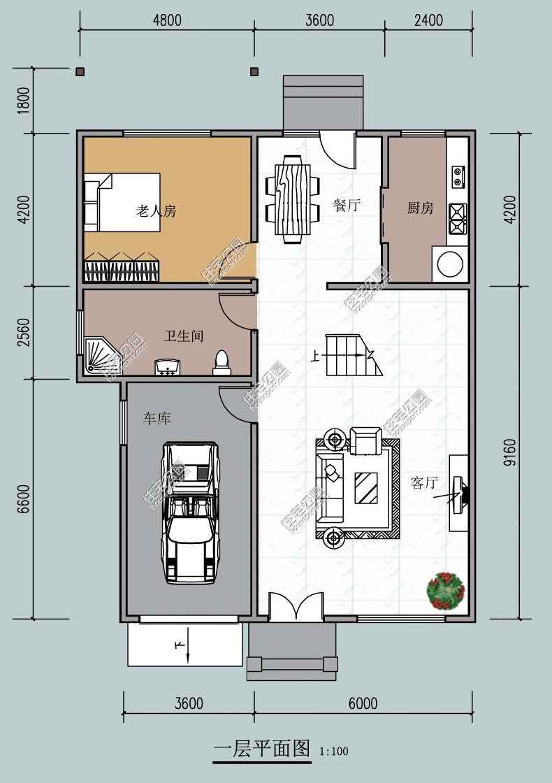 10x13米自建3層別墅好戶型分享含圖紙