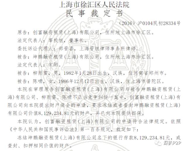 再扒人人贷：借款公司竟然已被法院冻结银行账户